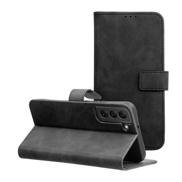 Samsung Galaxy A35 telefon tok, könyvtok, oldalra nyíló tok, mágnesesen
záródó, SM-A356, fekete, Tender Book