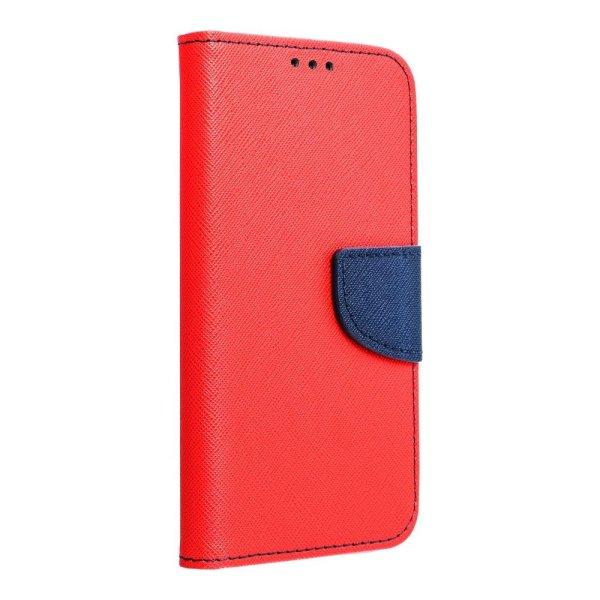 Samsung Galaxy A35 telefon tok, könyvtok, oldalra nyíló tok, mágnesesen
záródó, piros-kék, SM-A356, Fancy