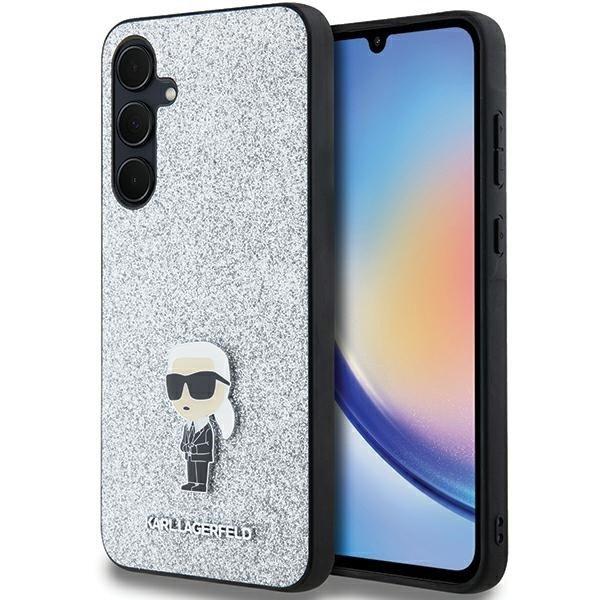 Karl Lagerfeld KLHCSA35GCNPSG Fixed Glitter Choupette Logo Metal Pin keménytok
Samsung Galaxy A35 - ezüst
