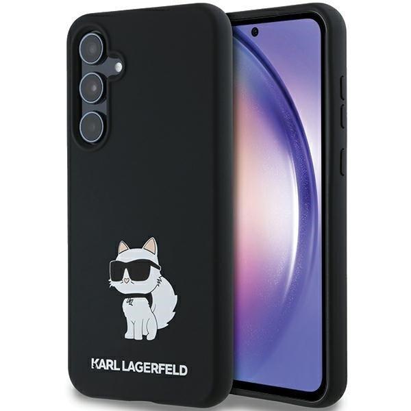 Karl Lagerfeld KLHCSA35SMHCNPK Silicone Choupette Metal Pin keménytok Samsung
Galaxy A35 - fekete