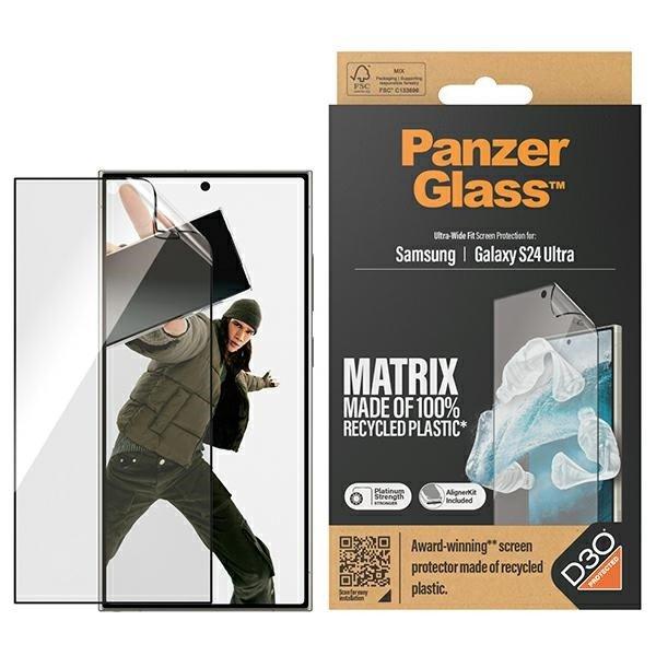 PanzerGlass Ultra-Wide Fit Matrix Screen Protection fólia felhelyezést
segítő applikátorral Samsung Galaxy S24 Ultra