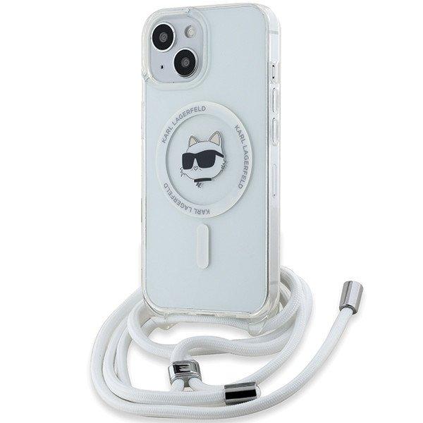 Karl Lagerfeld KLHMP13MHCCHNT IML Choupette Head & Cord MagSafe-kompatibilis tok
iPhone 13 - átlátszó