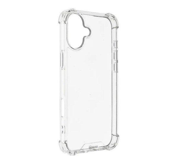 ROAR JELLY ARMOR műanyag telefonvédő (szilikon keret, ütésállóság,
légpárnás sarok) ÁTLÁTSZÓ Apple iPhone 16 Plus