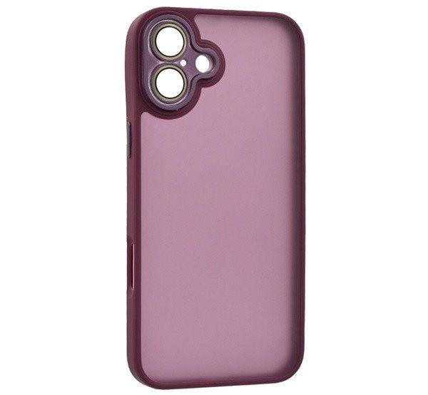 Szilikon telefonvédő (ütésállóság, akril hátlap, kameravédő) LILA
Apple iPhone 16 Plus