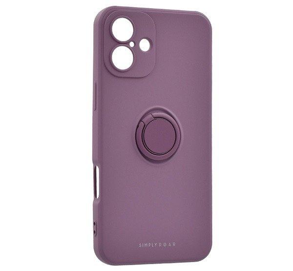ROAR AMBER szilikon telefonvédő (tartógyűrű, mágneses, kameravédő) LILA
Apple iPhone 16 Plus