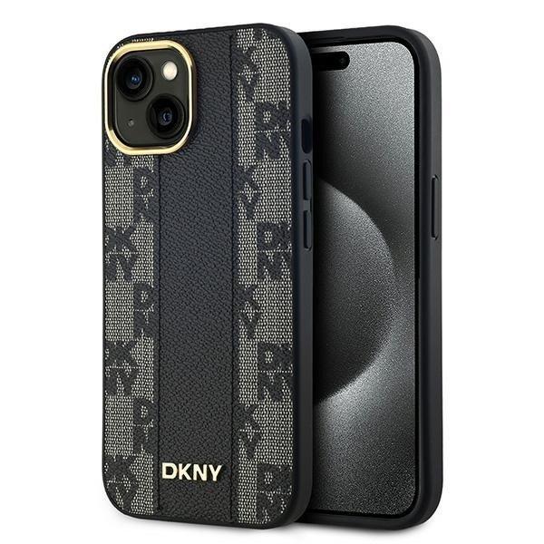 DKNY DKHMP15MPCPVSLK Leather Checkered Mono Pattern MagSafe-kompatibilis tok
iPhone 15 Plus / 14 Plus - fekete
