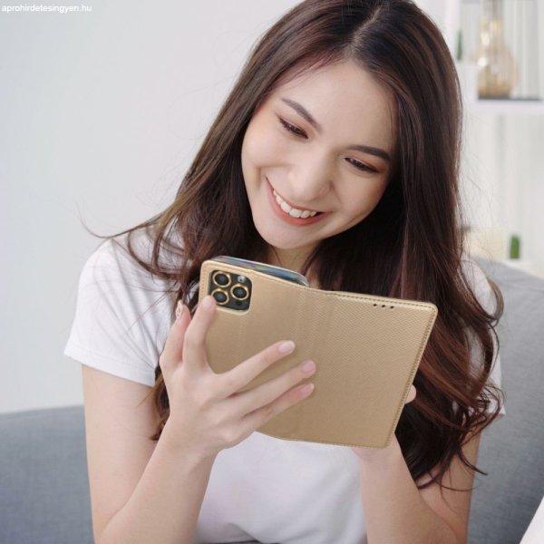 SMART CASE könyvtok Samsung Galaxy A16 - arany színű