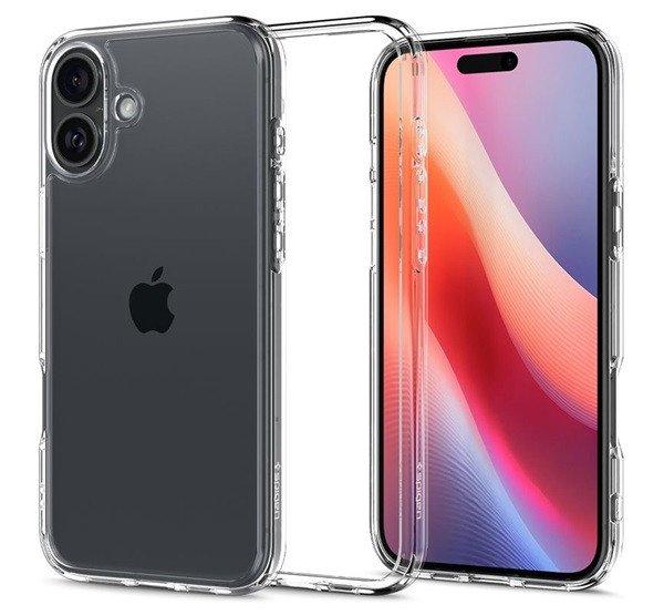 SPIGEN CRYSTAL HYBRID szilikon telefonvédő (ütésállóság, műanyag keret)
ÁTLÁTSZÓ Apple iPhone 16 Plus