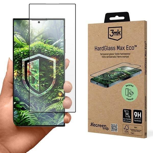 3mk HardGlass Max Eco edzett üveg újrahasznosított anyagból Samsung Galaxy
S24 Ultra
