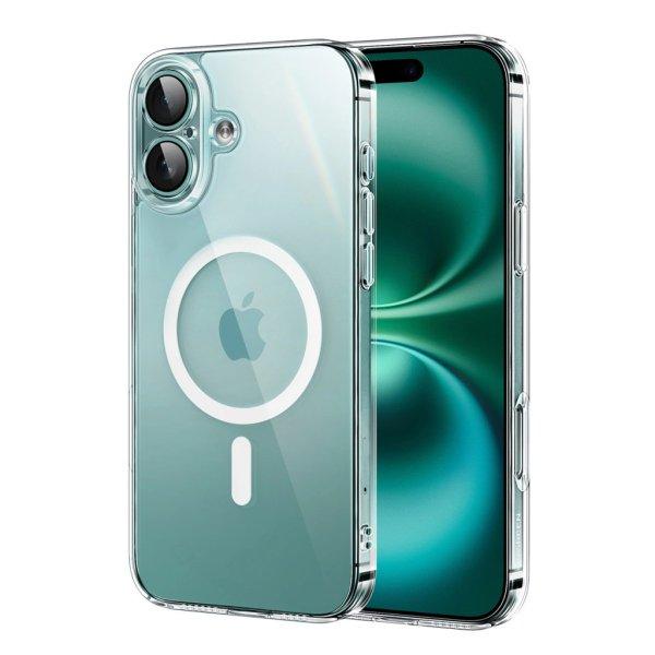 Ugreen Classy Clear Magnetic MagSafe-kompatibilis tok iPhone 16 Plus -
átlátszó
