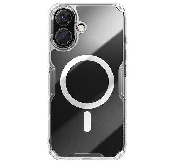 NILLKIN NATURE PRO MAGNETIC műanyag telefonvédő (ütésállóság,
légpárnás sarok, MagSafe) ÁTLÁTSZÓ Apple iPhone 16 Plus 5G