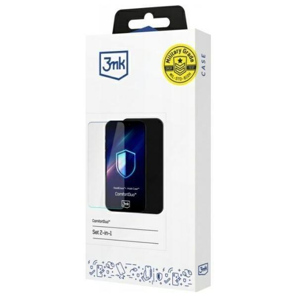 3mk ComfortDuo Matt tok + edzett üveg Samsung Galaxy A16 4G/5G - fekete