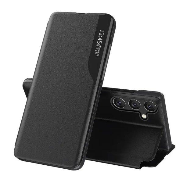 Eco Leather View kinyitható tok Samsung Galaxy A16 4G/5G - fekete