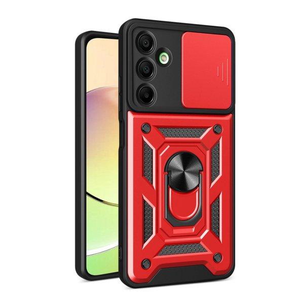 Hybrid Armor Camshield tok Samsung Galaxy A16 4G/5G - piros