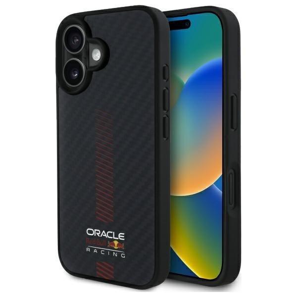 Red Bull RBHMP16M24CFGSMK Carbon Fiber Power Bar MagSafe-kompatibilis tok iPhone
16 Plus - fekete