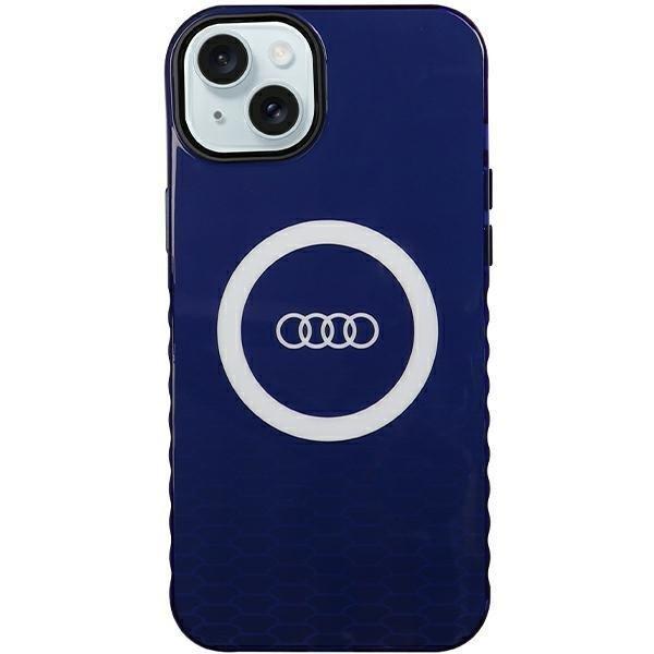 Audi AU-IMLMIP15M-Q5/D2-BE IML Big Logo MagSafe-kompatibilis keménytok iPhone
14 Plus/15 Plus - tengerészkék