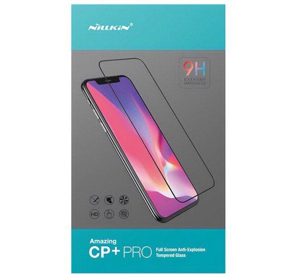 NILLKIN CP+ PRO képernyővédő üveg (2.5D, full glue, UV szűrés, 0.33mm,
9H) FEKETE Samsung Galaxy A56 5G (SM-A566), Galaxy A36 5G (SM-A366)