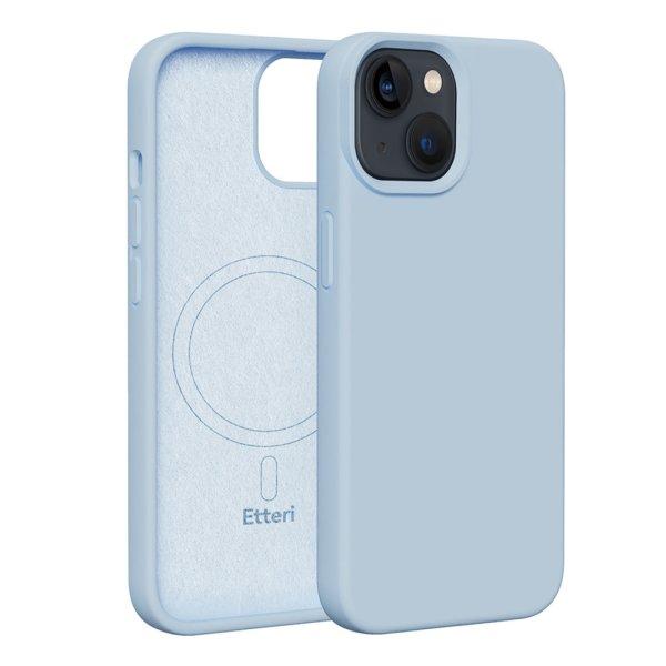 Etteri Silicone MagSafe-kompatibilis tok iPhone 13 - világoskék