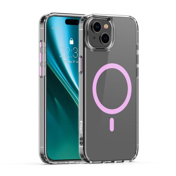 Etteri Color MagSafe-kompatibilis tok iPhone 13 - rózsaszín