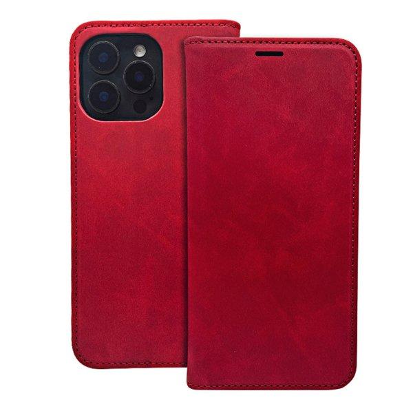 Smart Suede könyvtok Samsung Galaxy A35 5G - piros