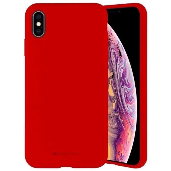 Mercury Silicone tok iPhone 11 Pro Max - piros