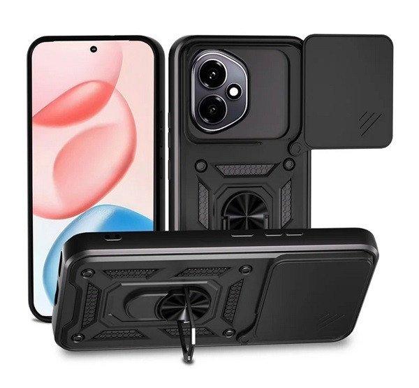 Defender szilikon telefonvédő (ütésállóság, tartógyűrű, kameravédő)
FEKETE Honor 400