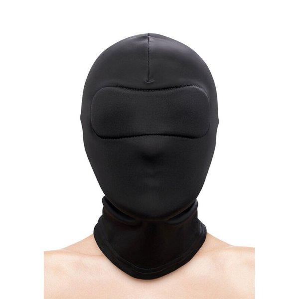 NS NOVELTIES – stílusos fekete nylon zárható kapucni
