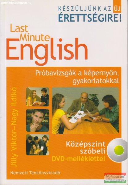 Last Minute English - Középszint szóbeli - DVD-melléklettel