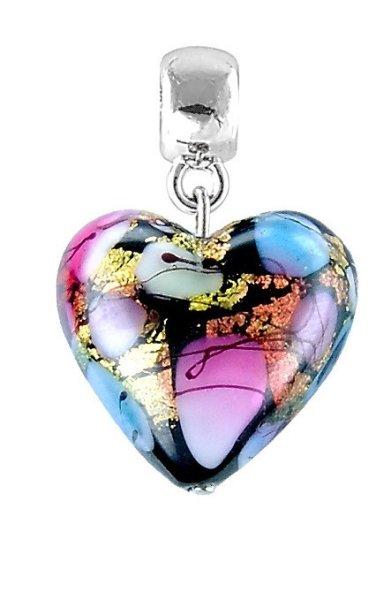 Lampglas Bámulatos karkötő Crazy Love 24 karátos arannyal ellátott Lampglas
gyönggyel S21