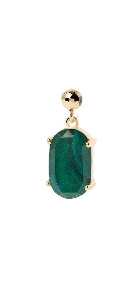PDPAOLA Modern aranyozott malachit medál TRANSFORMATION Charms CH01-013-U