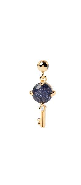 PDPAOLA Gyönyörű aranyozott medál KEY Charms CH01-025-U