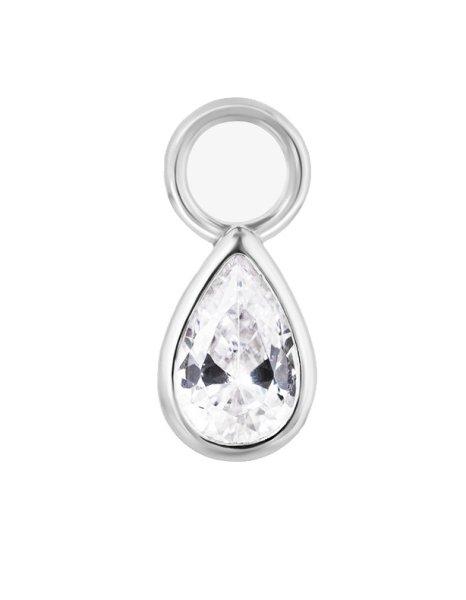 Preciosa Ezüst medál Csepp cirkónium kövekkel Preciosa Vibes Drop S500 00