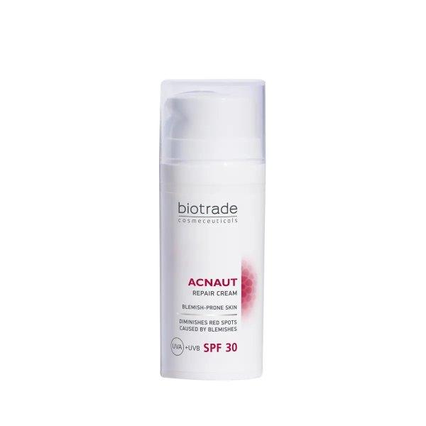Biotrade Regeneráló krém tökéletlenségre hajlamos bőrre SPF 30 Acnaut
(Repair Cream) 30 ml