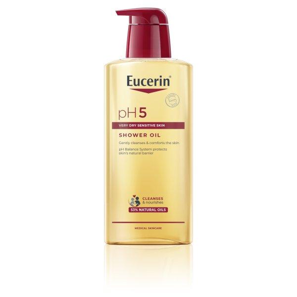 Eucerin Lipidpótló tusoló olaj érzékeny bőrre pH5 (Shower Oil) 400 ml