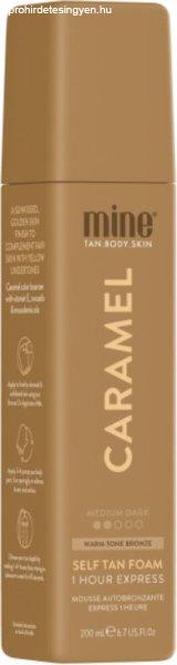 Minetan Arany hatású önbarnító hab Caramel (Self Tan Foam) 200 ml