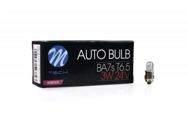 M-Tech, T6.5, 24V 3W, BA7S, Darabos