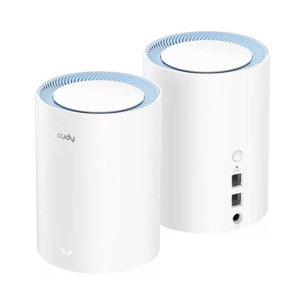 Cudy M1200 AC1200 Dual Band Whole Home Wi-Fi Mesh System (2-Pack)