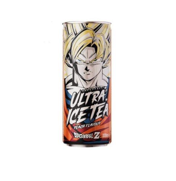 Dragon Ball Goku Super Saiyan Őszibarack ízű jeges tea 330ml DRS