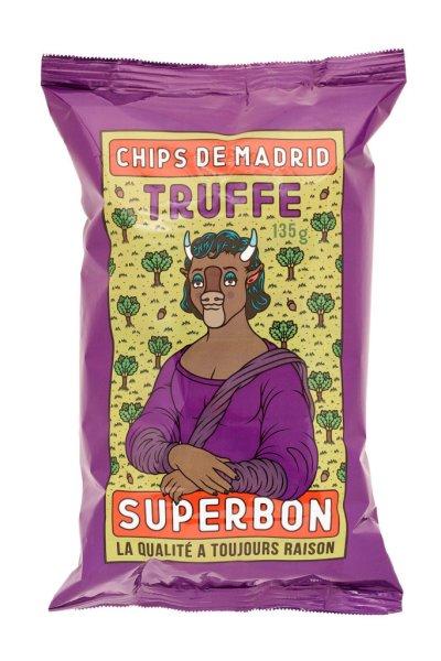 SuperBon Chips De Madrid szarvasgombás kézműves burgonyachips 135g