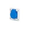 Gewiss GW62392 2P+E 16A 2P 230V manyag kk egyenes csavaros