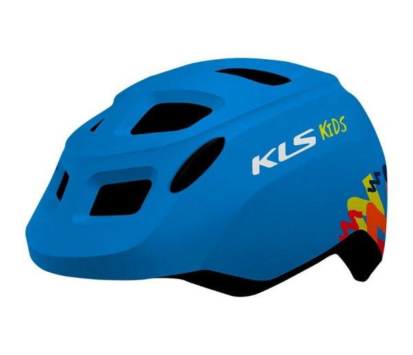 Kellys KLS Zigzag 22 blue gyermek kerékpáros fejvédő S (50-55cm)