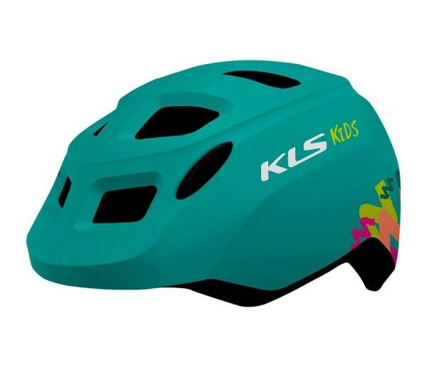 Kellys KLS Zigzag 22 turquoise gyermek kerékpáros fejvédő S (50-55cm)