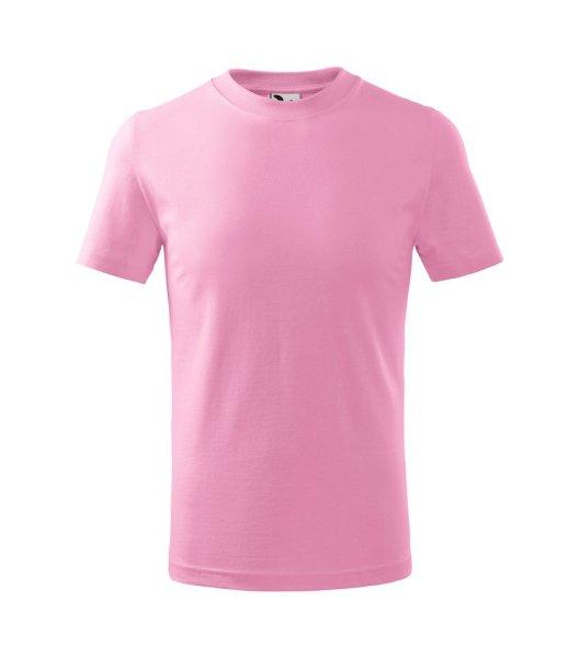 MALFINI Basic Gyermek póló - Rózsaszín | 134 cm (8 éves)