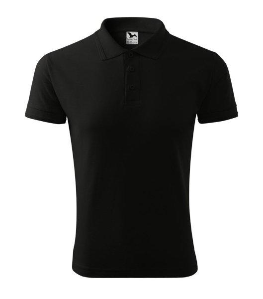 MALFINI Férfi galléros póló Pique Polo - Fekete | 5XL