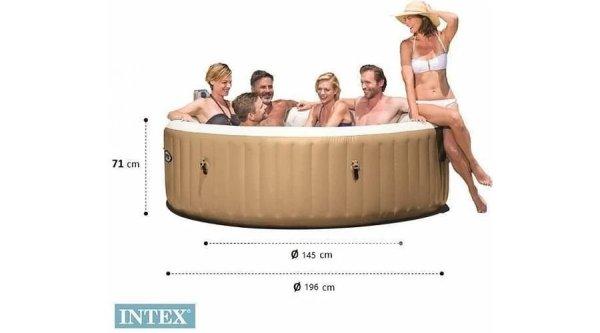 Masszázsmedence, 4 személyes Mobil Jacuzzi PureSpa Sahara INTEX 28426