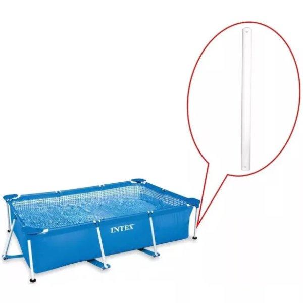Függőleges cső-sarok láb (550X32 mm), fémvázas szögletes medencéhez
INTEX 10628