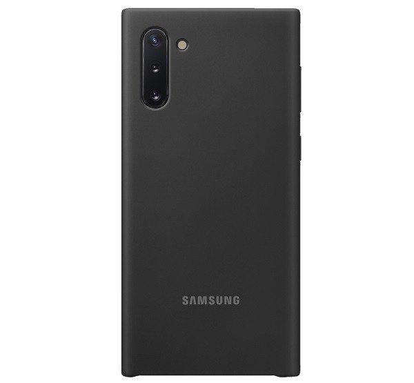 SAMSUNG műanyag telefonvédő (szilikon betét) FEKETE Samsung Galaxy Note 10
(SM-N970F)
