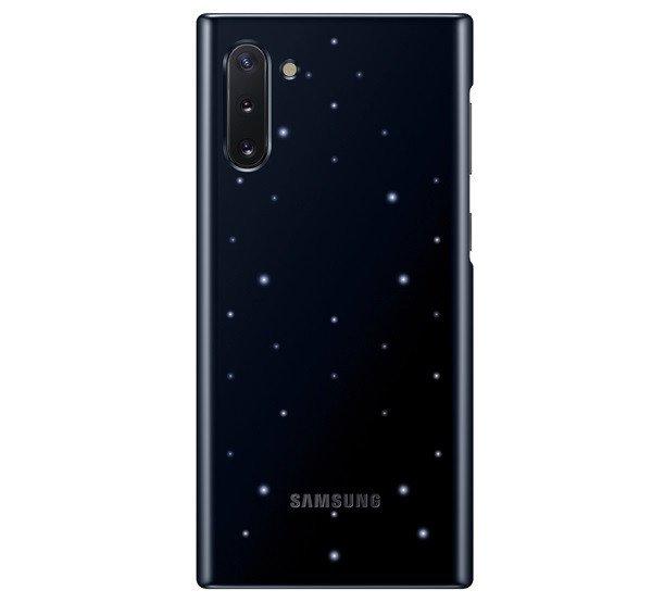 SAMSUNG műanyag telefonvédő (ultravékony, hívás és üzenetjelző
funkció, LED világítás) FEKETE Samsung Galaxy Note 10 (SM-N970F)