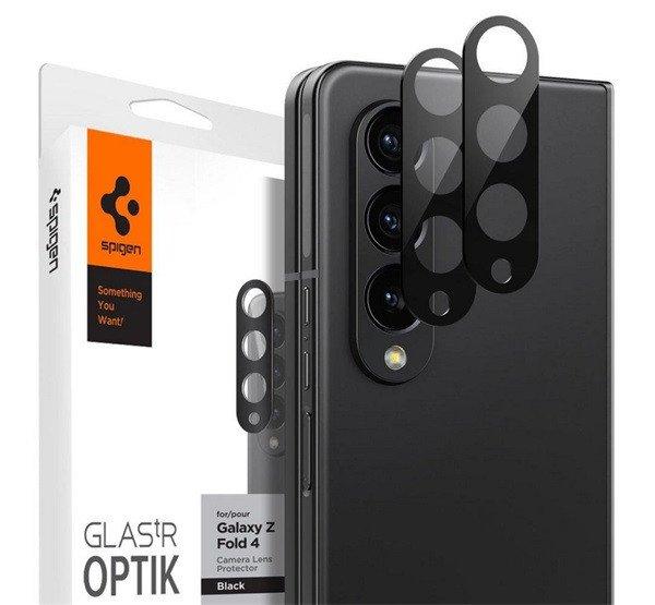 SPIGEN OPTIK kameravédő üveg 2db (lekerekített szél, karcálló, 9H) FEKETE
Samsung Galaxy Z Fold4 5G (SM-F936)