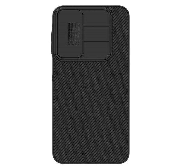 NILLKIN CAMSHIELD szilikon telefonvédő (ütésállóság, kameravédő,
csíkos) FEKETE Samsung Galaxy A16 5G (SM-A166), Galaxy A16 4G (SM-A165)